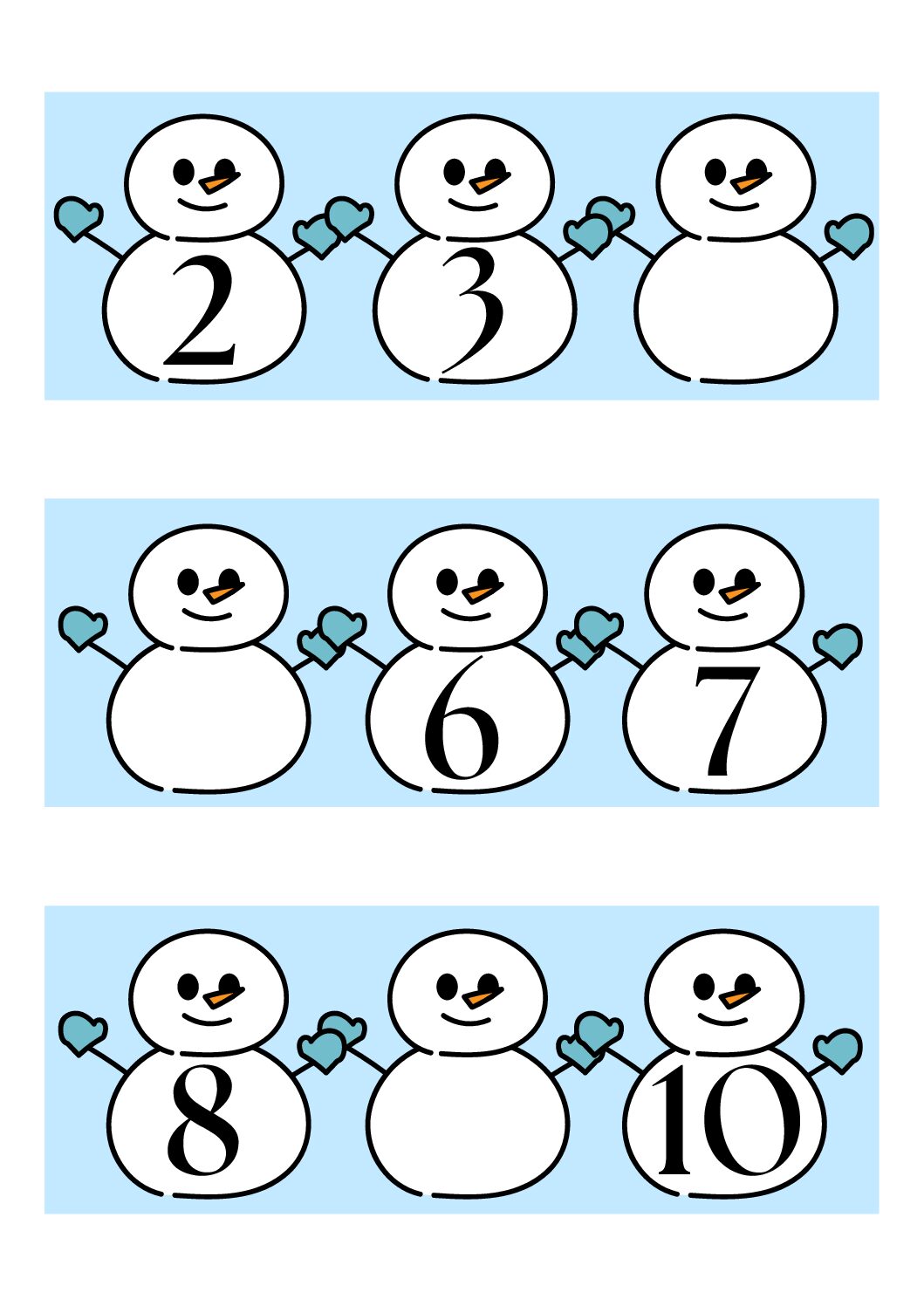 Winter - buurgetallen