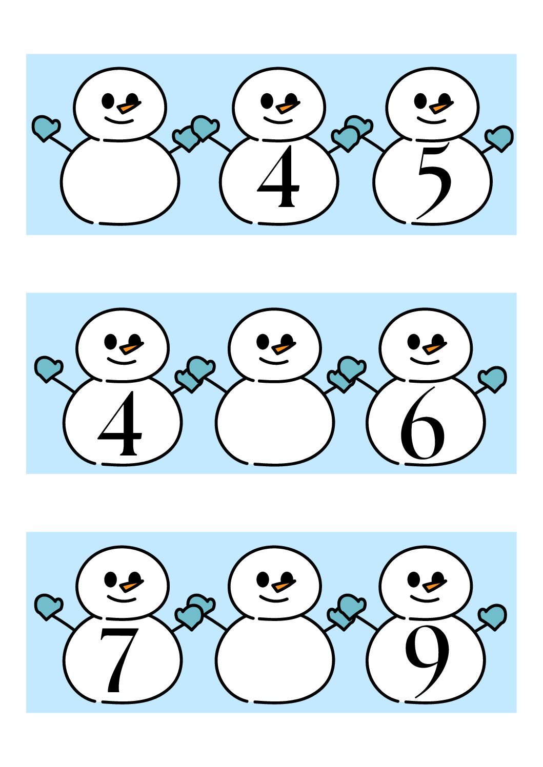 Winter - buurgetallen