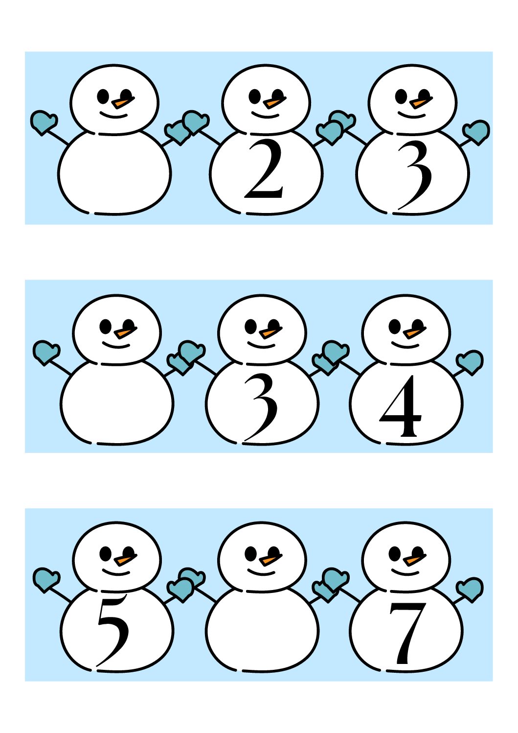 Winter - buurgetallen