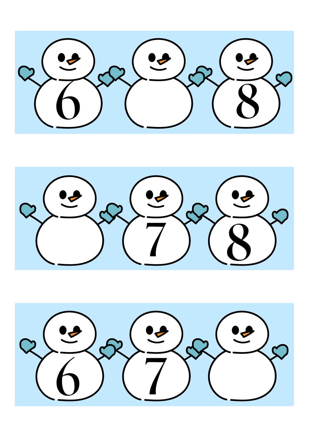 Winter - buurgetallen