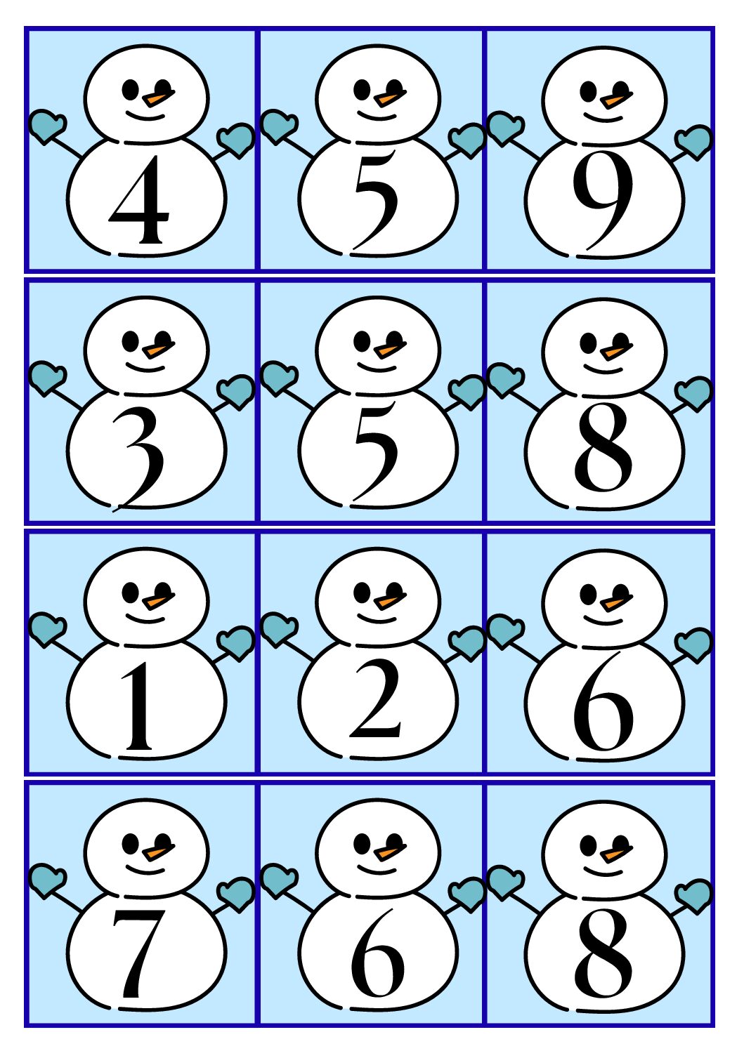 Winter - buurgetallen