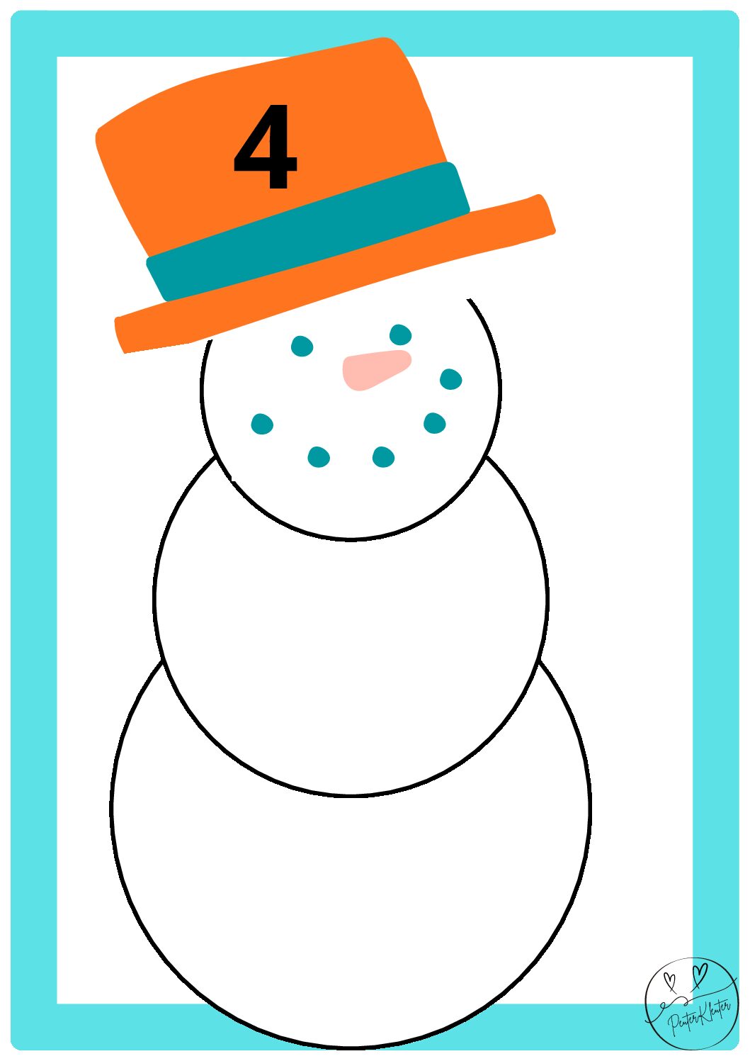 Winter - tellen t/m 20