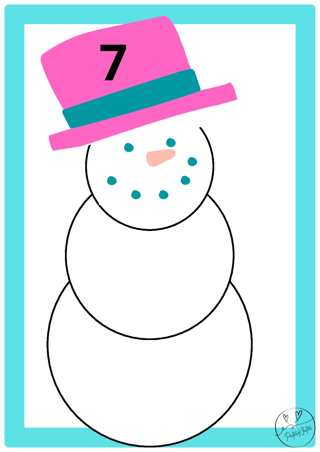 Winter - tellen t/m 20