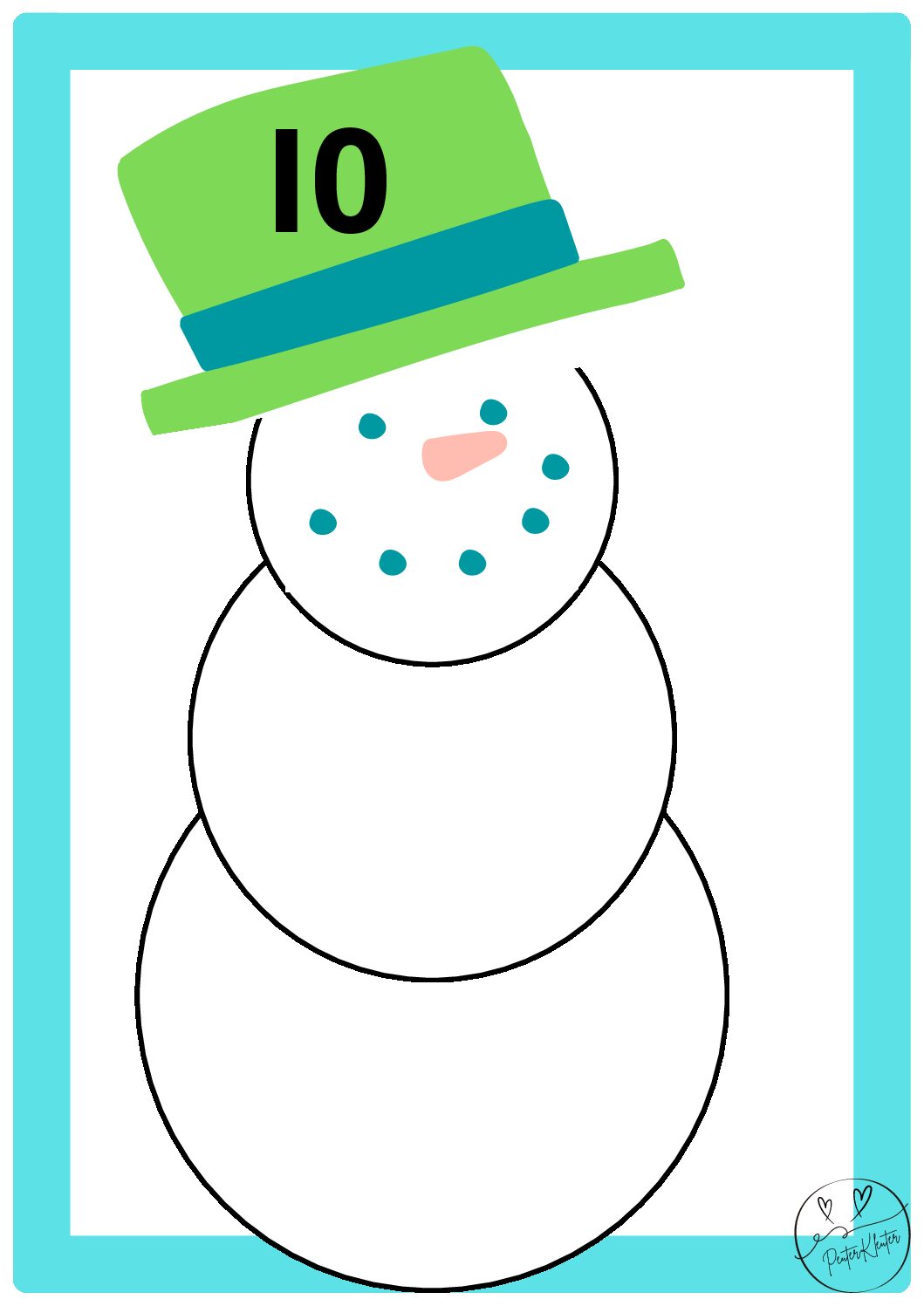 Winter - tellen t/m 20