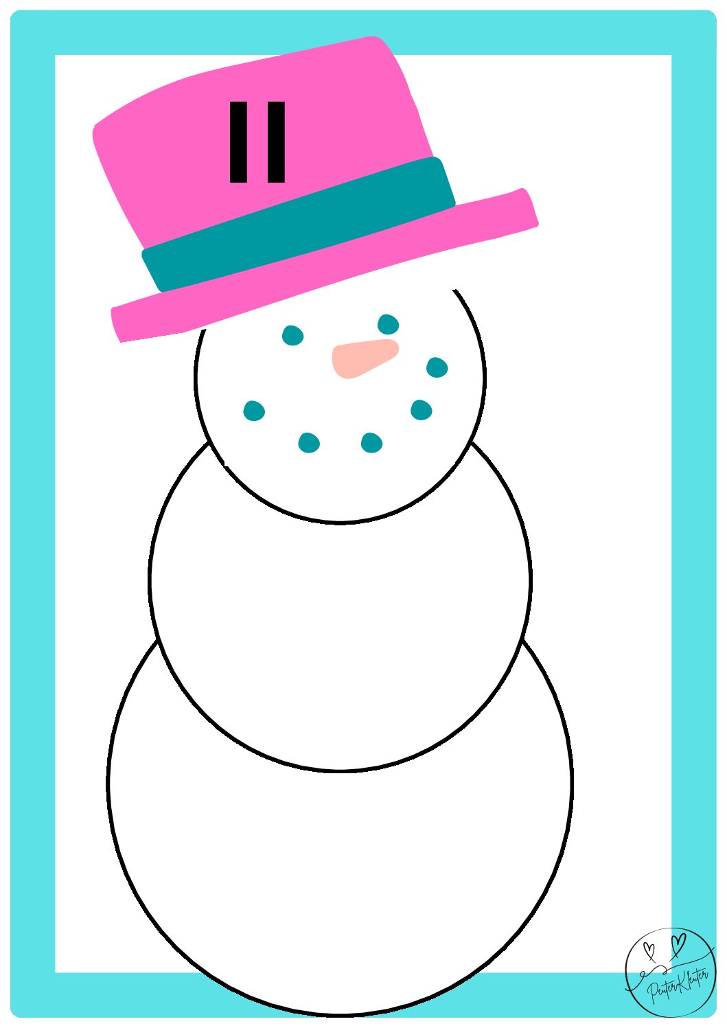 Winter - tellen t/m 20