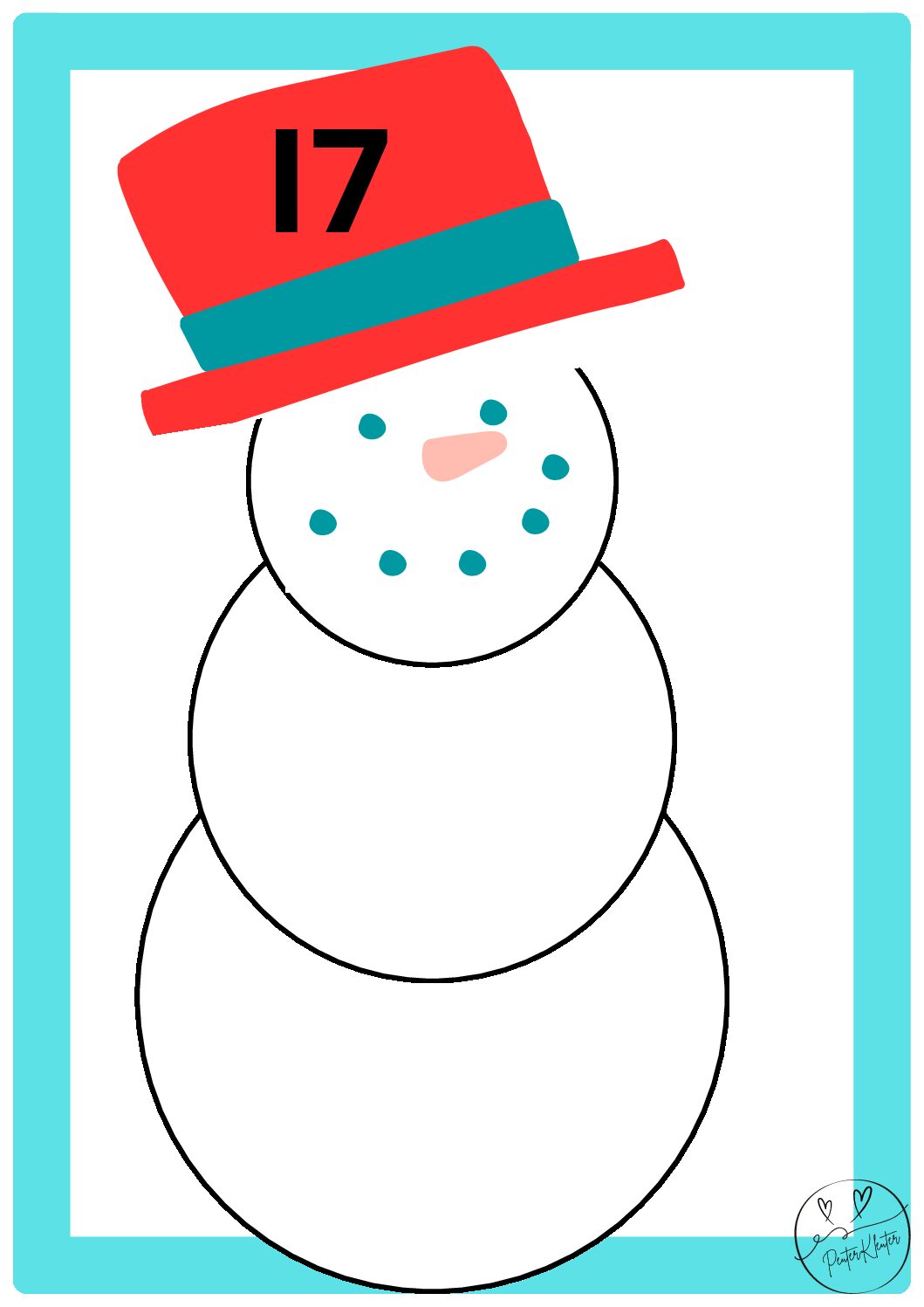 Winter - tellen t/m 20