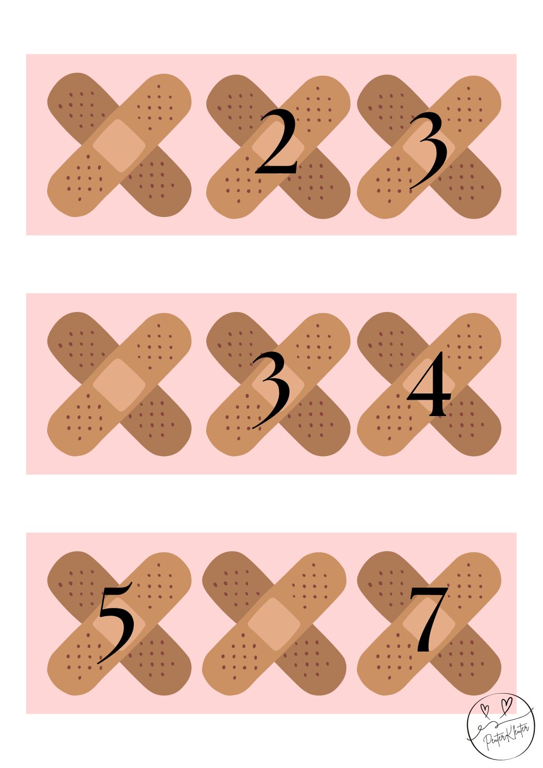 ziek/gezond - buurgetallen