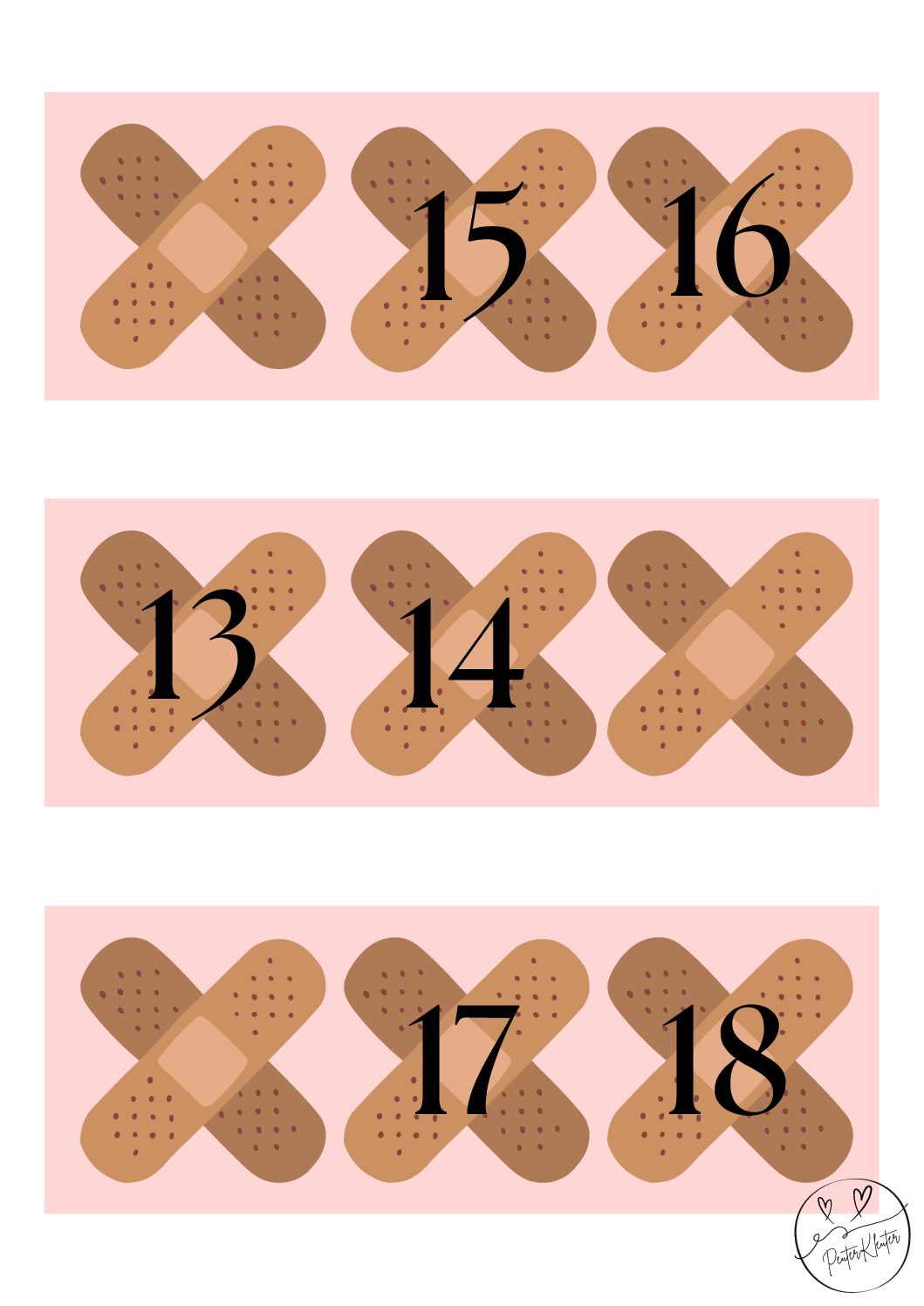 ziek/gezond - buurgetallen