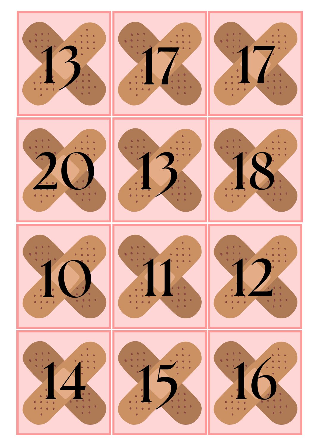 ziek/gezond - buurgetallen